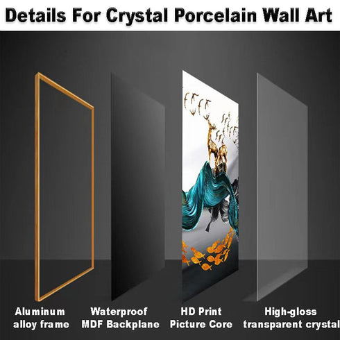 Elephant Crystal Painting- Set of 3